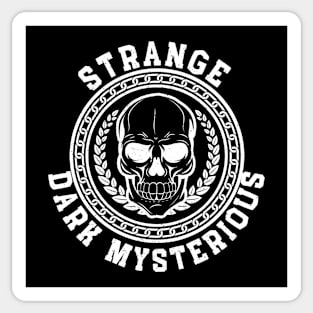 Strange Dark Mysterious Sticker